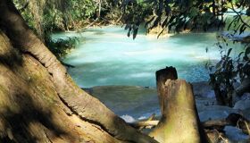 Kuangsi Waterfalls Luang Prabang, Laos - the iconic landscape